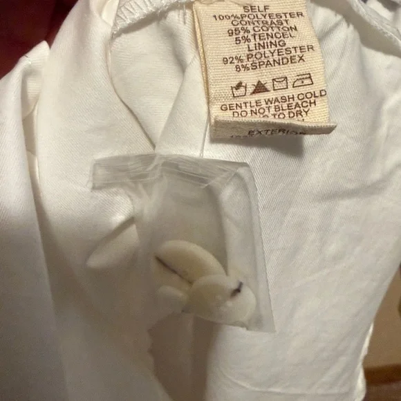 Mystree Women’s medium 2fer mixed blazer blue/gray & white mixed plaid pattern - Picture 8 of 8